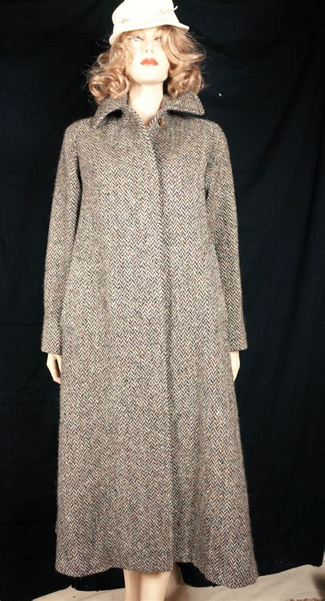 vintage burberry tweed coat|burberry coats for women.